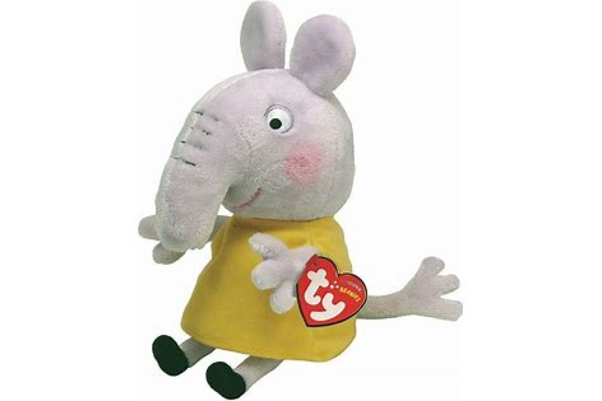 ty Peppa Pig Beanie Babies Emily Elephant Treasures Toys Of Wetherby