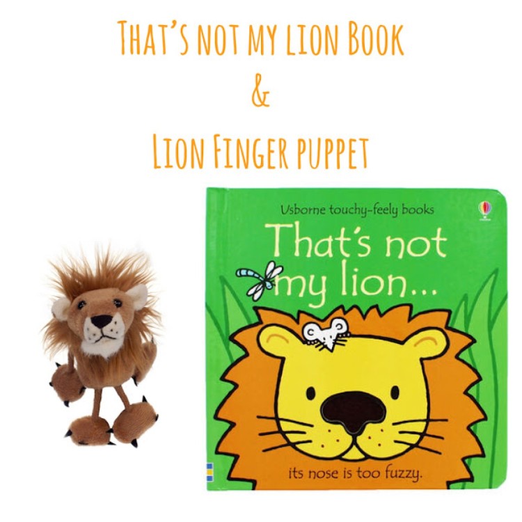 GIFT TO GO - That's not my Lion & Lion finger Puppet